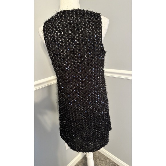 Altar'd State Dress Size S Shift Black Sequin Sleeveless Short 100% Polyester‎ - Picture 10 of 10
